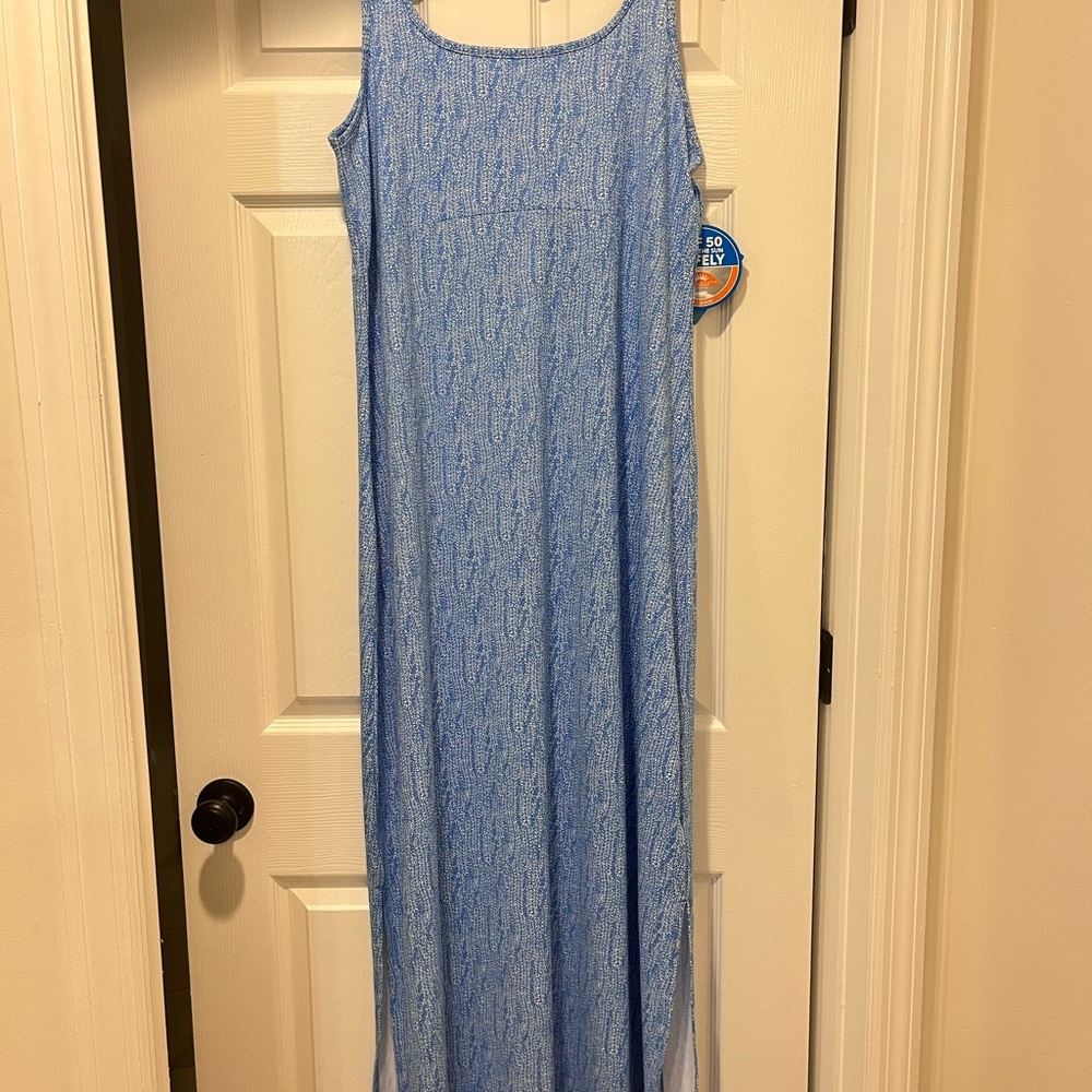 Columbia sports wear Blue Sleeveless Maxi Dress